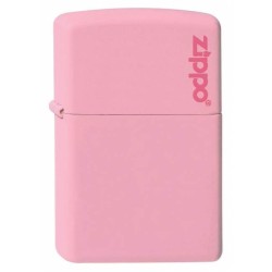 Zippo Pink Matte Logo 238ZL